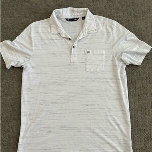 4 Pack Travis Mathew Men’s Polo Gold Shirts Size L